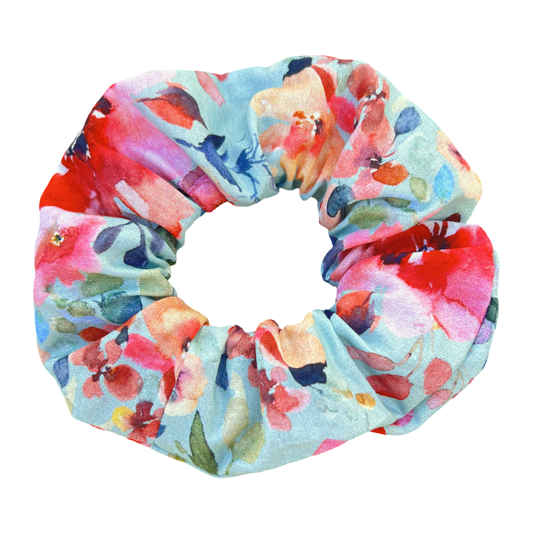 Scrunchy Aqua garden M
