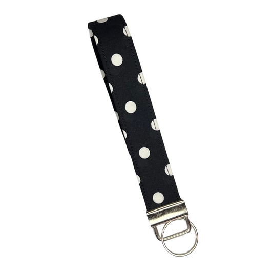 Μπρελόκ καρπού Polka black