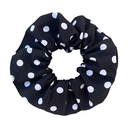 Scrunchy Polka black M