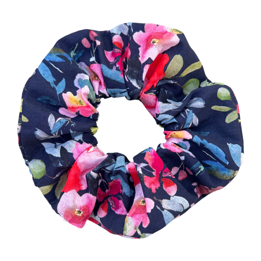 Scrunchy Navy garden M