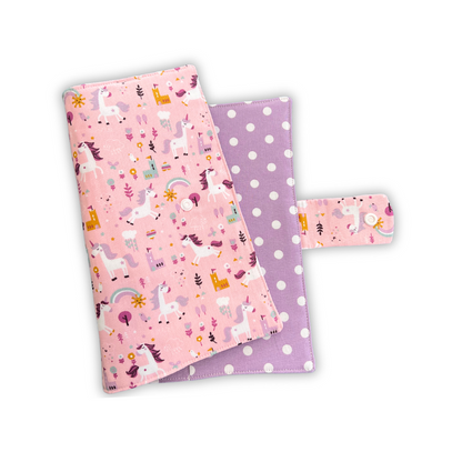 Θήκη παιδικού βιβλιαρίου υγείας Unicorns