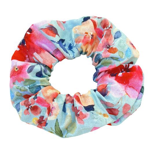 Scrunchy Aqua garden M
