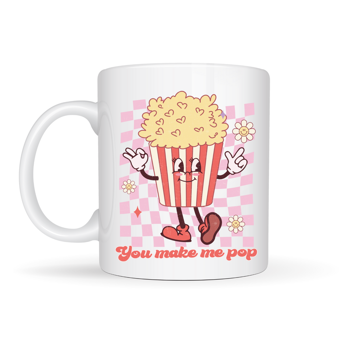 Κούπα λευκή 325ml Make me pop