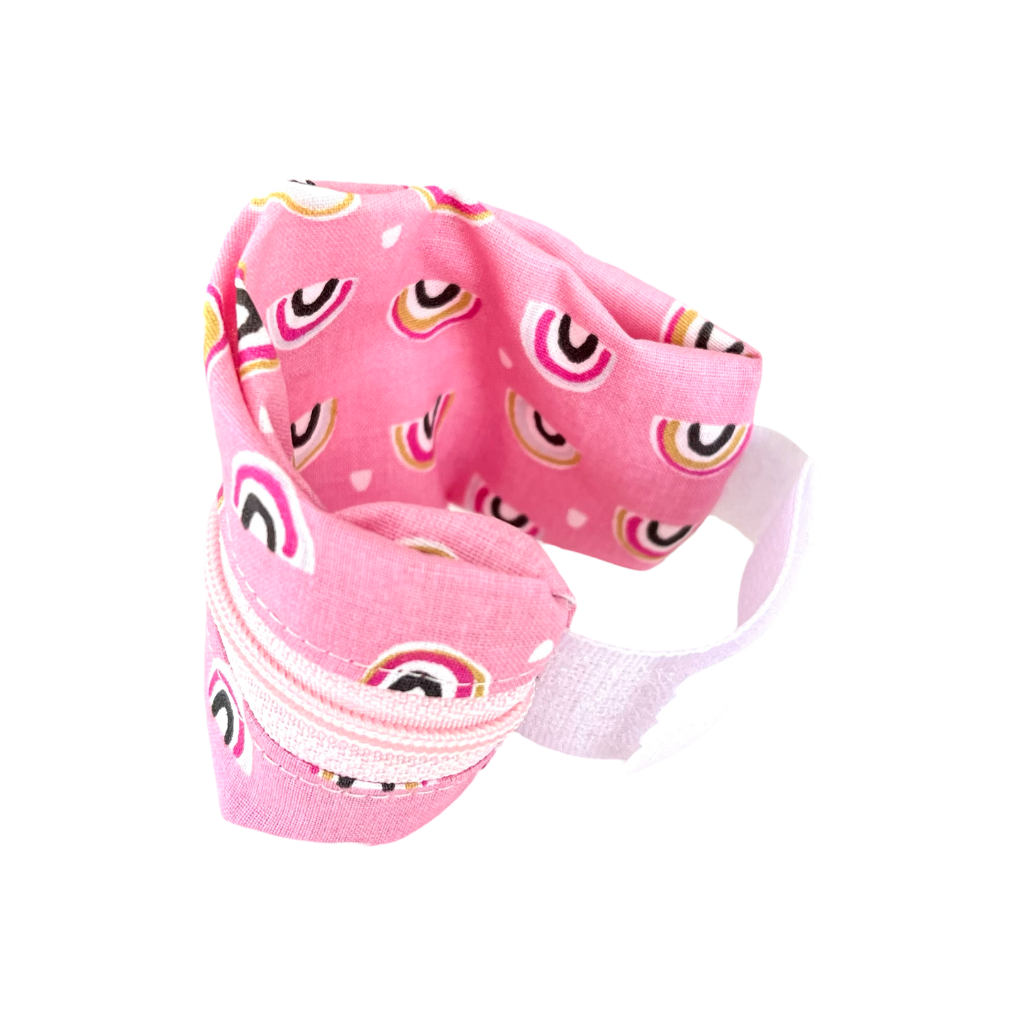 Πορτοφόλι καρπού παιδικό-εφηβικό Rainbows pink