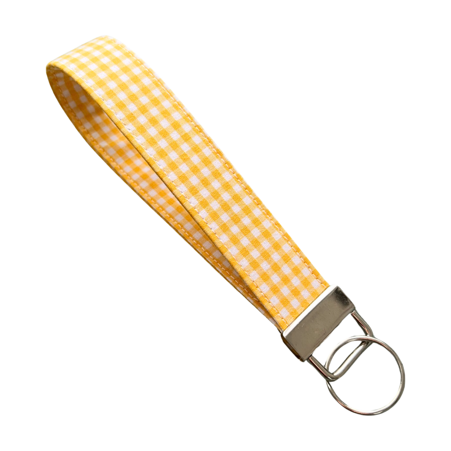 Μπρελόκ καρπού Plaid yellow