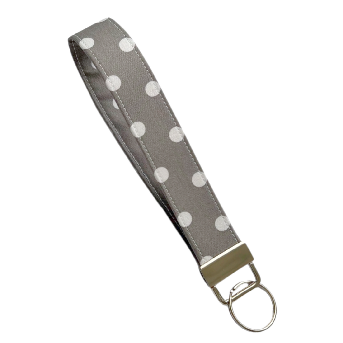 Μπρελόκ καρπού Polka grey