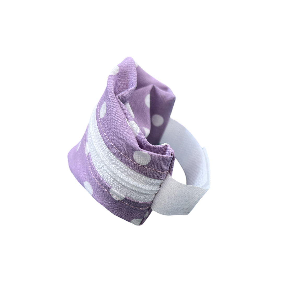 Πορτοφόλι καρπού παιδικό - εφηβικό Polka lilac