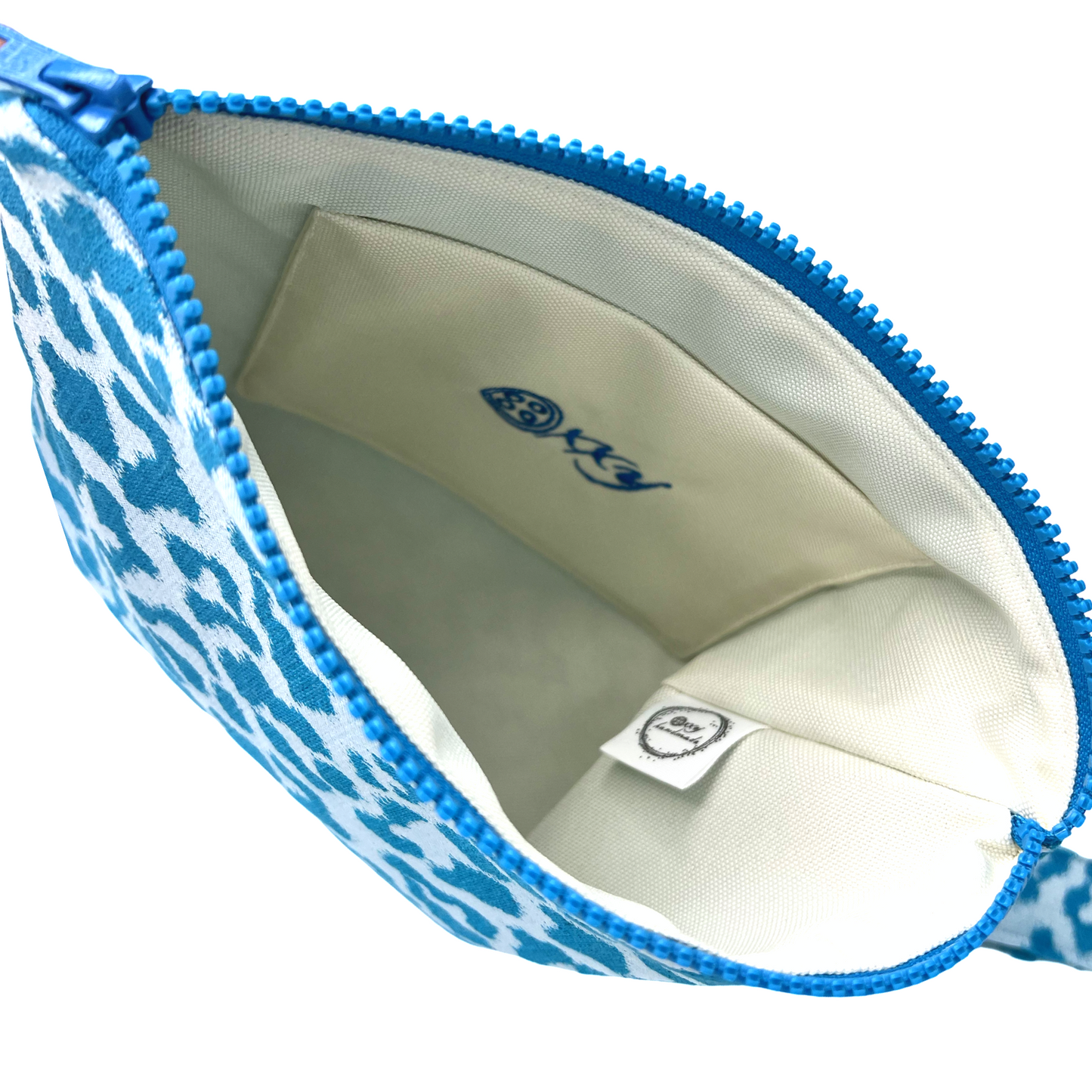 Τσαντάκι χειρός Leopard Blue L