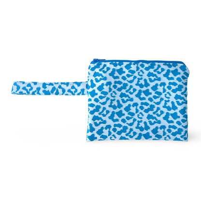 Τσαντάκι χειρός Leopard Blue L