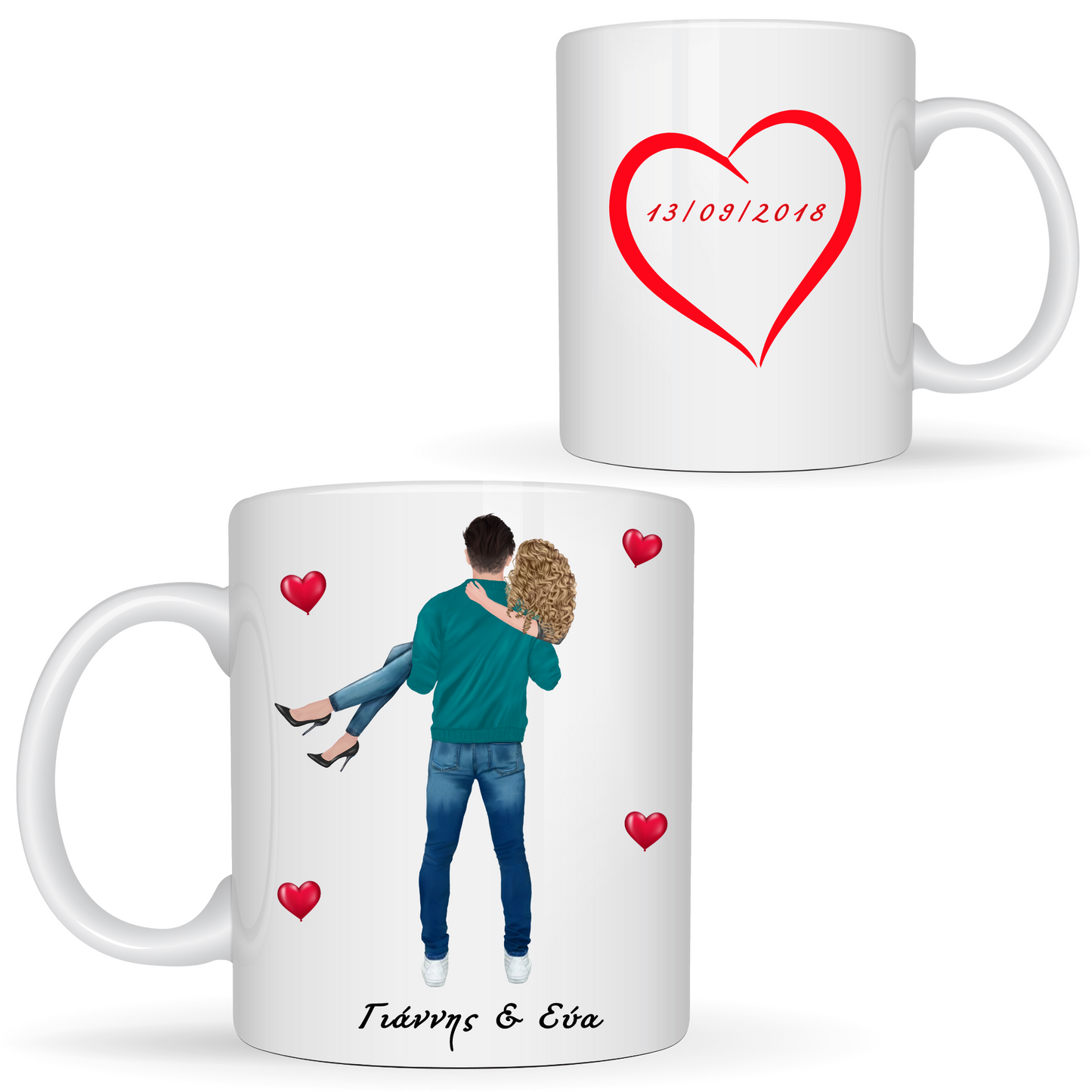 Προσωποποιημένη κούπα 325ml Couples