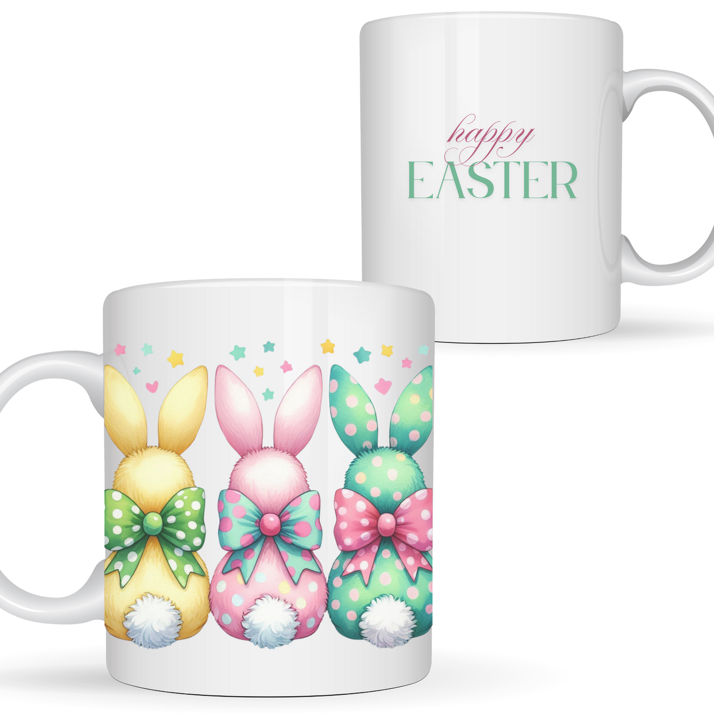 Κούπα λευκή 325ml Easter Bunnies