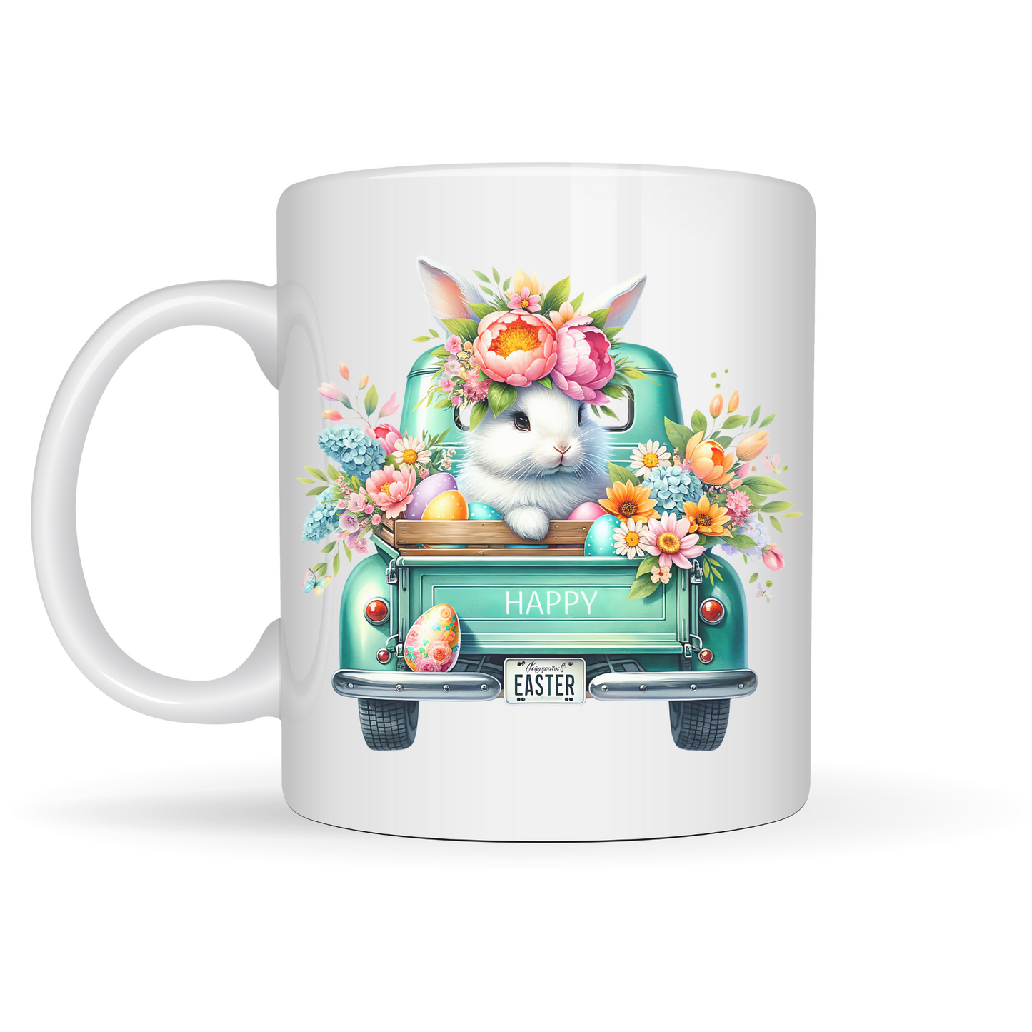 Κούπα λευκή 325ml Easter Truck