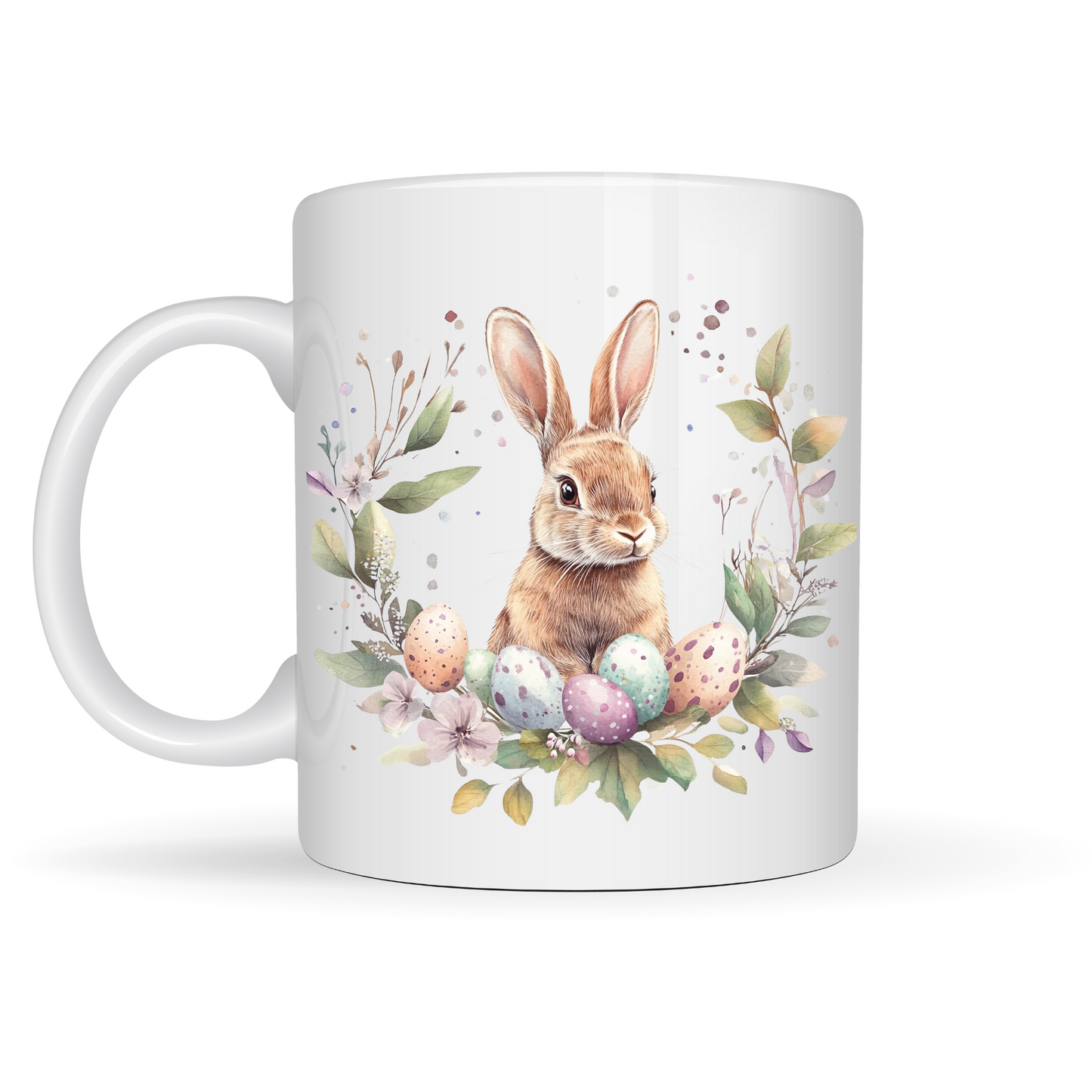 Κούπα λευκή 325ml Easter Wreath