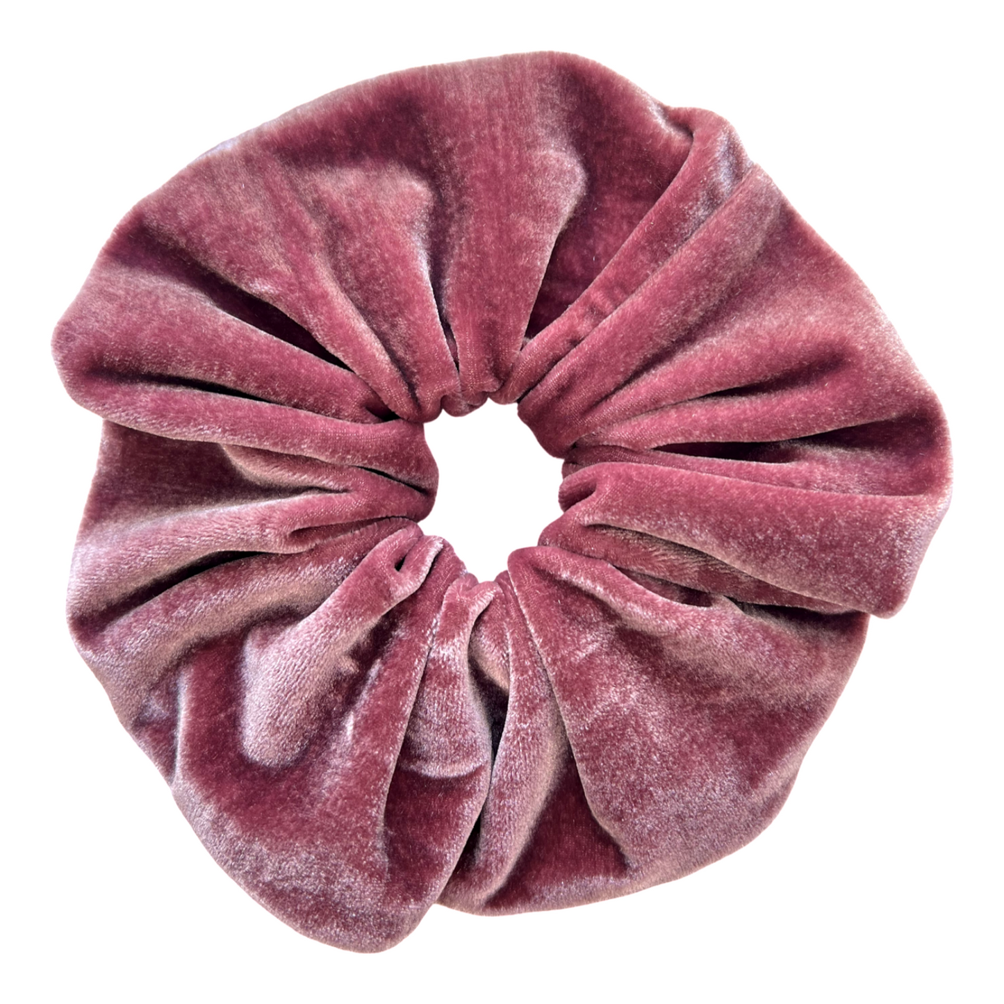 Scrunchy Velvet old rose XL