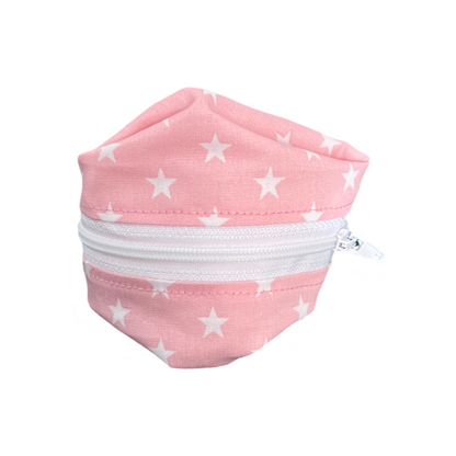 Πορτοφόλι καρπού παιδικό - εφηβικό Stars pink